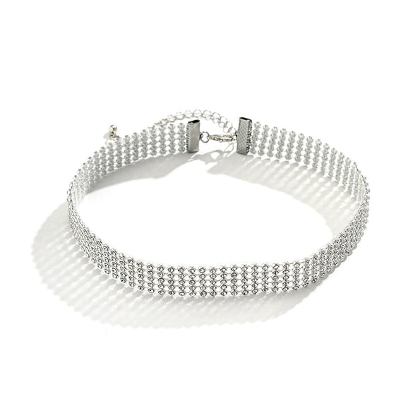 Jewelry Plastic Resin Geometric Diamond Neck Collar Choker For Women