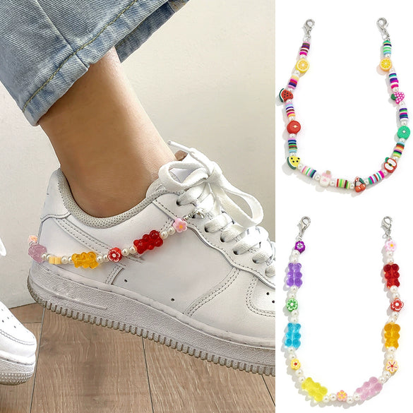 Jewelry Plastic Resin Geometric Women's Soft Pottery Shoe Chain