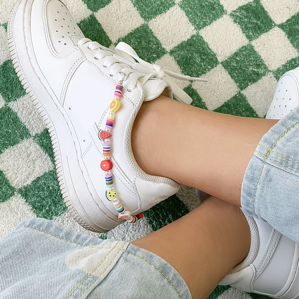 Jewelry Plastic Resin Geometric Women's Soft Pottery Shoe Chain