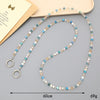 Jewelry Plastic Resin Handmade Beaded Mobile Phone Chain With Stars Sun And Moon Clouds Cosmic Pattern