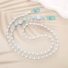 Jewelry Plastic Resin Handmade Beaded Mobile Phone Chain With Stars Sun And Moon Clouds Cosmic Pattern