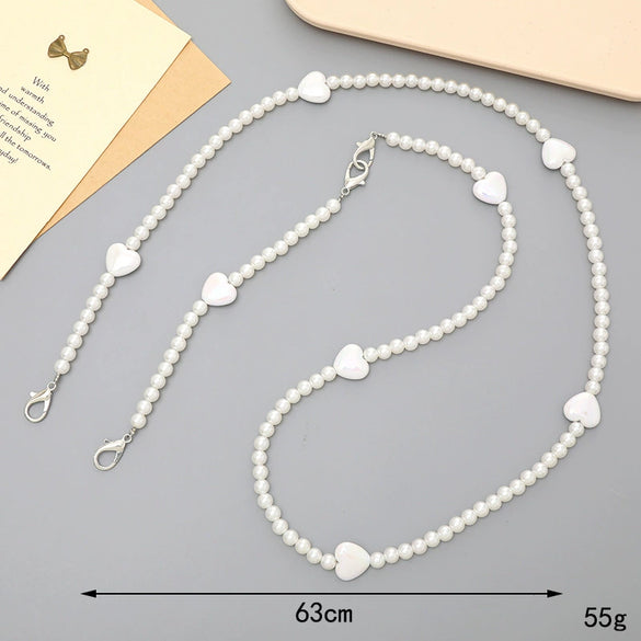 Jewelry Plastic Resin Handmade Beaded Mobile Phone Chain With Stars Sun And Moon Clouds Cosmic Pattern
