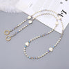 Jewelry Plastic Resin Handmade Beaded Mobile Phone Chain With Stars Sun And Moon Clouds Cosmic Pattern
