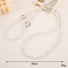 Jewelry Plastic Resin Handmade Beaded Mobile Phone Chain With Stars Sun And Moon Clouds Cosmic Pattern