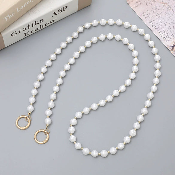 Jewelry Plastic Resin Handmade Beaded Mobile Phone Chain With Stars Sun And Moon Clouds Cosmic Pattern