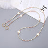 Jewelry Plastic Resin Handmade Beaded Mobile Phone Chain With Stars Sun And Moon Clouds Cosmic Pattern