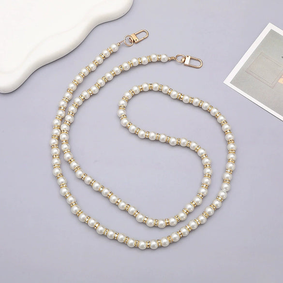 Jewelry Plastic Resin Handmade Beaded Mobile Phone Chain With Stars Sun And Moon Clouds Cosmic Pattern