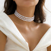 Jewelry Plastic Resin Heart Shaped Ball Chain Clavicle Necklace With Artificial Crystal Pendant Electroplating Style