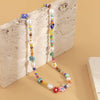 Jewelry Plastic Resin Simple Rice Bead Braided Imitation Pearl Geometric Handmade Women's Necklace