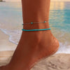 Jewelry Plastic Resin Star Beaded Anklet