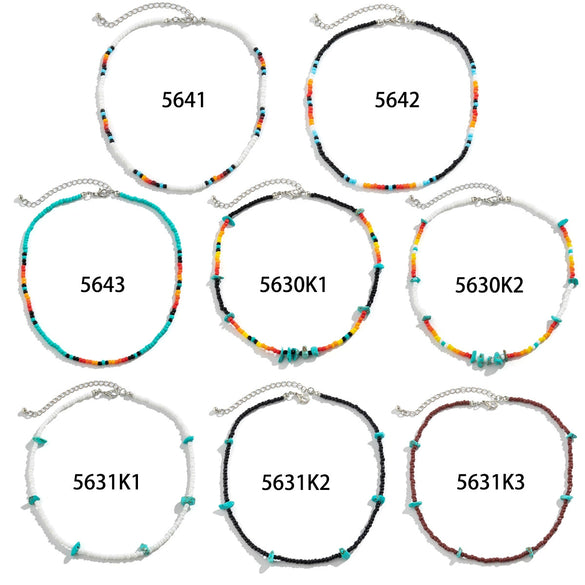 Jewelry Plastic Resin Turquoise Geometric Handmade Women's Necklace
