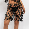 Jewelry Plastic Starshaped Electroplated Body Chain For Women