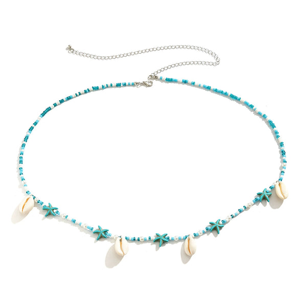 Jewelry Plastic Waist Chain Bohemian Summer Shell Beaded
