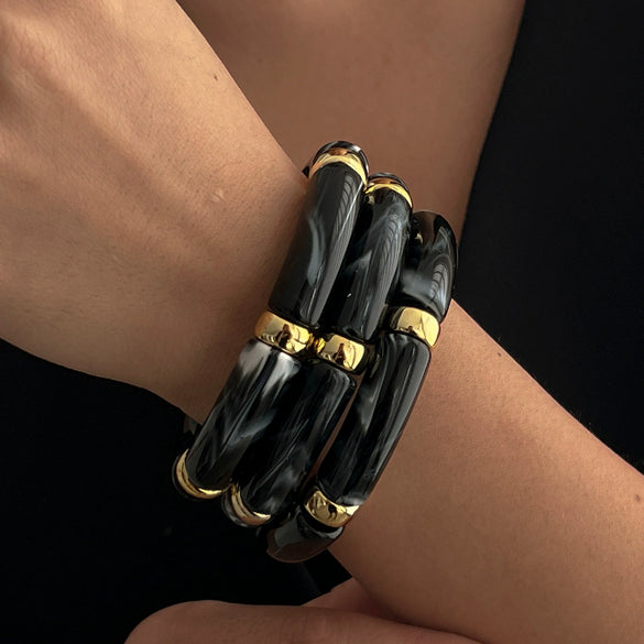 Jewelry Plasticccb Geometric Ins Style Electroplating Bracelet