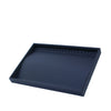 Jewelry Plate Pu Leather Black Brushed Geometric Splicing Style For Jewelry Store Props And Storage