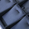 Jewelry Plate Pu Leather Black Brushed Geometric Splicing Style For Jewelry Store Props And Storage