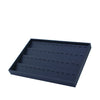 Jewelry Plate Pu Leather Black Brushed Geometric Splicing Style For Jewelry Store Props And Storage