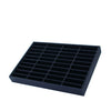 Jewelry Plate Pu Leather Black Brushed Geometric Splicing Style For Jewelry Store Props And Storage