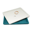 Jewelry Plate Pu Leather Rectangular Highend Style