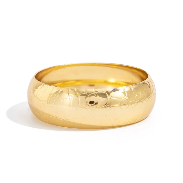 Jewelry Polygonal Metal Snake Pattern Iron Resin Electroplating Bracelet For Office Lady