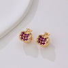 Jewelry Pomegranate Pendant Zircon Inlaid 14K Gold Plated Diy Handmade Beaded Accessories Material