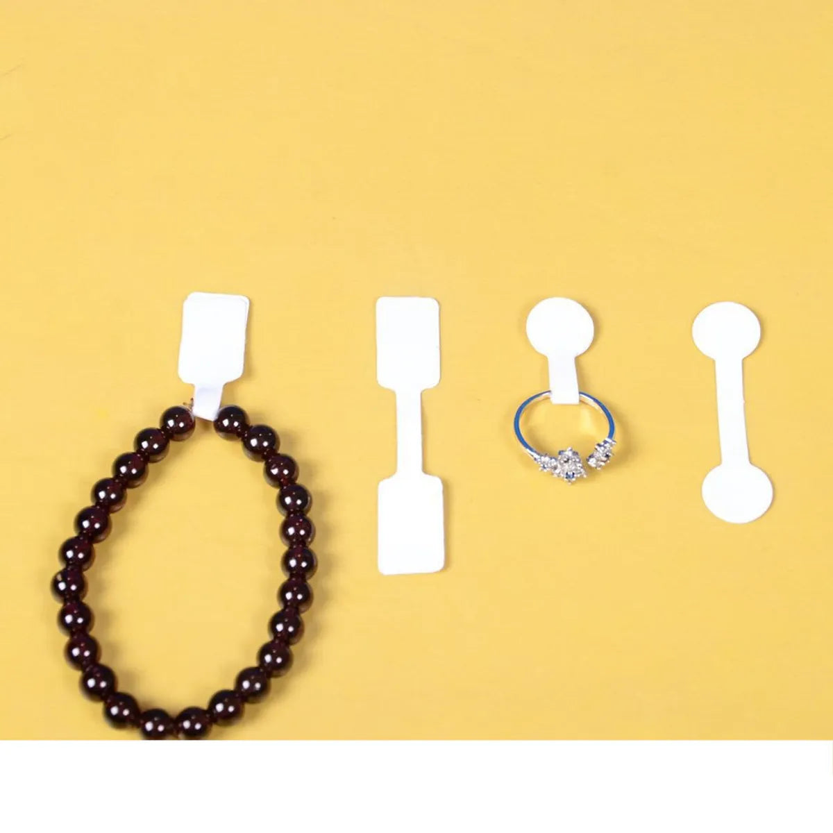 Rings Sticker Set 100pcs Jewelry Price Tag Sticker Ring Label Square Head Round Head Jew ...
