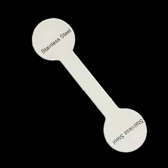 100pcs Jewelry Price Tag Sticker Ring Label Square Head Round Head Jewelry Label