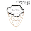 Jewelry Punk Elastic Belt Thigh Chain Leg Chain Metal Alloy Inlaid Artificial Gemstones Semiprecious Stones Geometric Tassel Leg Ornaments For Women