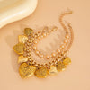 Jewelry Punk Heart Shape Pendant Clavicle Chain Aluminum Copper Ccb Electroplating Women's