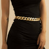 Jewelry Punk Hiphop Exaggerated Body Chain Waist Chain Simple Single Layer Thick Chain Dress Accessories