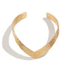 Jewelry Punk Metal Vshaped Hollow Geometric Opening Bracelet With Electroplating