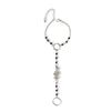 Jewelry Punk Snakeshaped Metal Crystal Finger And Back Chain Bracelet Electroplated Alloy