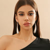 Jewelry Punk Style Geometric Metal Alloy Pendant Necklace With Electroplating
