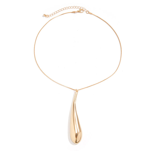 Jewelry Punk Style Geometric Metal Alloy Pendant Necklace With Electroplating