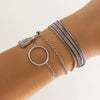 Jewelry Punk Style Hip Hop Multi Layer Bracelet And Geometric Ring Alloy Electroplating For Women