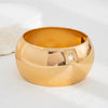 Jewelry Punk Style Irregular Wide Alloy Bracelet Suit With Electroplating