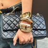 Jewelry Punk Style Irregular Wide Alloy Bracelet Suit With Electroplating
