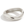 Jewelry Punk Style Irregular Wide Alloy Bracelet Suit With Electroplating