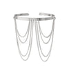 Jewelry Punk Style Metal Arm Bracelet With Electroplating Treatment