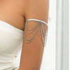 Jewelry Punk Style Metal Chain Arm Bracelet With Electroplating