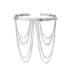 Jewelry Punk Style Metal Chain Arm Bracelet With Electroplating