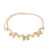 Jewelry Punk Three Dimensional Stitching Single Layer Butterfly Waist Chain Metal Geometric Body Chain For Women