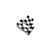Jewelry Pvc Simple Checkerboard Handmade Hair Grab Clip For Women