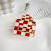Jewelry Pvc Simple Checkerboard Handmade Hair Grab Clip For Women