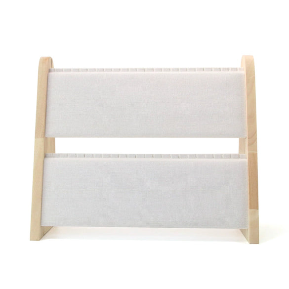 Jewelry Rack Bamboo Wood Geometric Style For Display