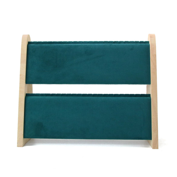 Jewelry Rack Bamboo Wood Geometric Style For Display