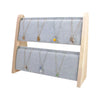 Jewelry Rack Bamboo Wood Geometric Style For Display