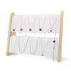 Jewelry Rack Bamboo Wood Geometric Style For Display