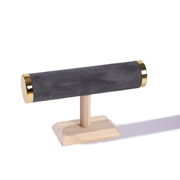 Jewelry Rack Bracelet Watch Display Storage Rack Solid Wood Splicing Single Layer Highend