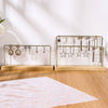 Jewelry Rack Iron Metal Solid Wood Three Layers Highend Art Design